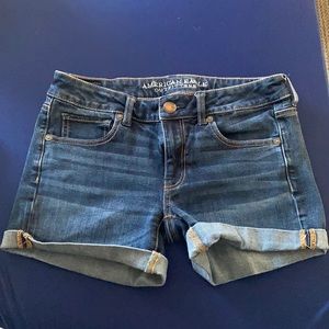 American Eagle super stretch jean shorts